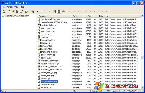 Petikan skrin Teleport Pro untuk Windows XP