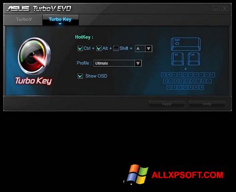 Petikan skrin TurboV EVO untuk Windows XP