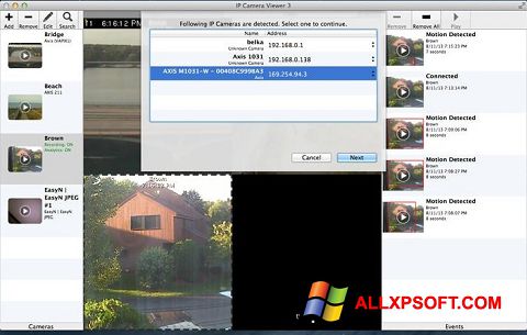 Petikan skrin IP Camera Viewer untuk Windows XP