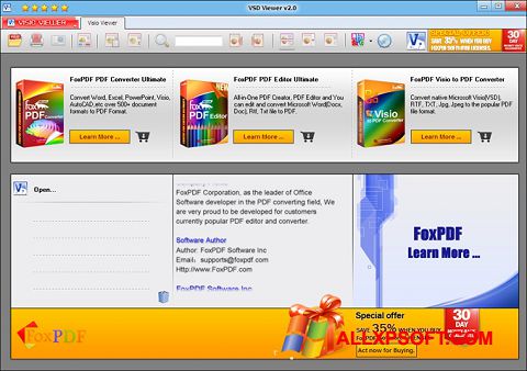 Petikan skrin VSD Viewer untuk Windows XP
