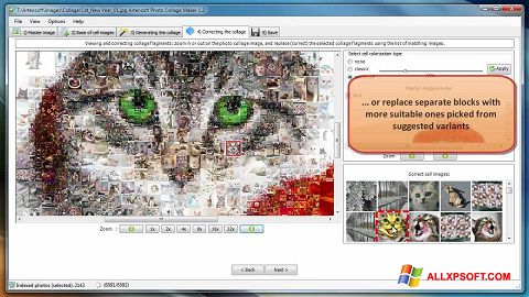 Petikan skrin Photo Collage Maker untuk Windows XP