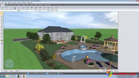 Petikan skrin Realtime Landscaping Architect untuk Windows XP