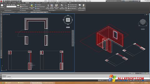 Petikan skrin AutoCAD Architecture untuk Windows XP