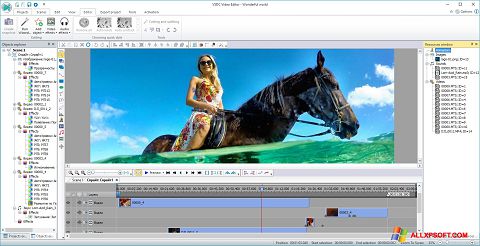 Petikan skrin Free Video Editor untuk Windows XP