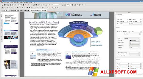 Petikan skrin Master PDF Editor untuk Windows XP