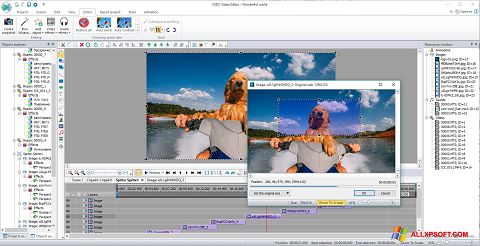 Petikan skrin VSDC Free Video Editor untuk Windows XP
