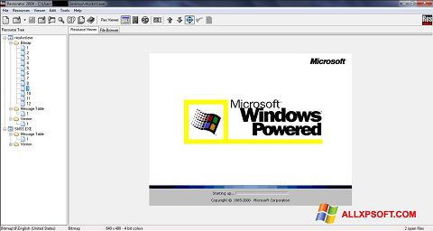 Petikan skrin Restorator untuk Windows XP