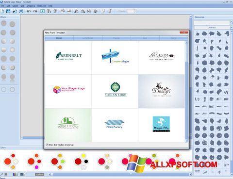 Petikan skrin Sothink Logo Maker untuk Windows XP