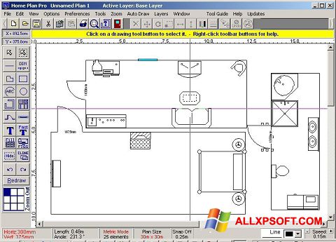 Petikan skrin Home Plan Pro untuk Windows XP