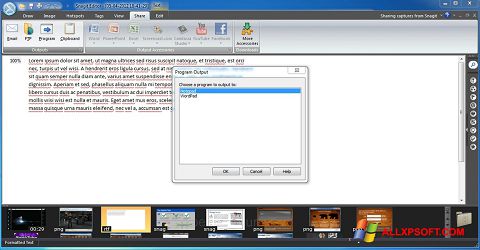 Petikan skrin Snagit untuk Windows XP
