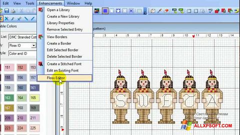 Petikan skrin Stitch Art Easy untuk Windows XP