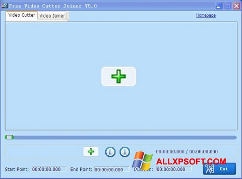 Petikan skrin Free Video Cutter untuk Windows XP