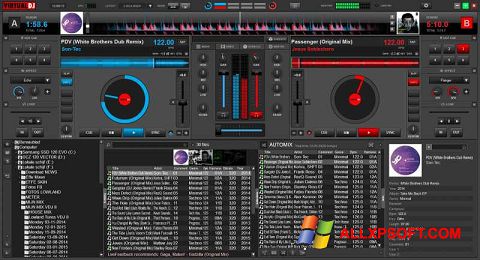 Petikan skrin Virtual DJ untuk Windows XP