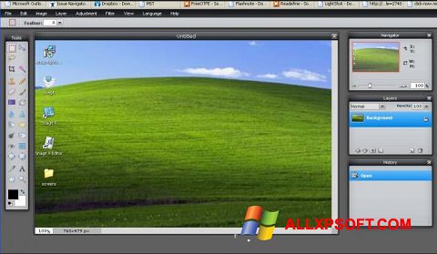 Petikan skrin LightShot untuk Windows XP