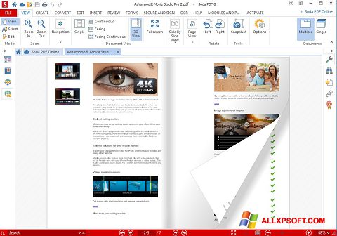 Petikan skrin Soda PDF untuk Windows XP