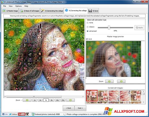 Petikan skrin Photo Collage untuk Windows XP