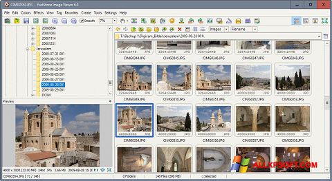 Petikan skrin FastStone Image Viewer untuk Windows XP