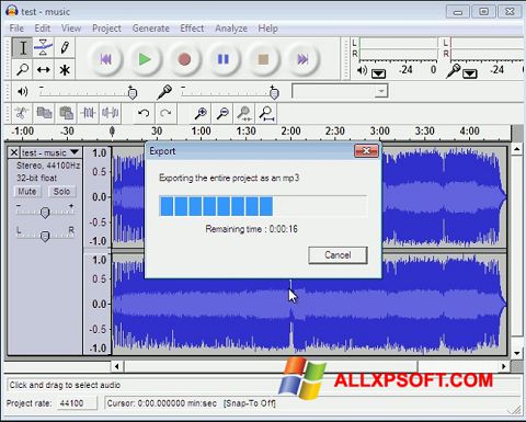 Petikan skrin Lame MP3 Encoder untuk Windows XP