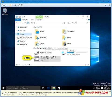 Petikan skrin Virtual CD untuk Windows XP